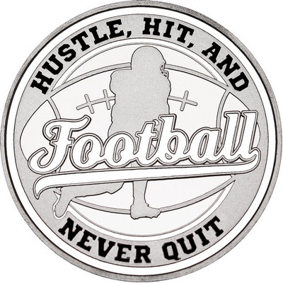 White "Football" with White Outer Circular Borders